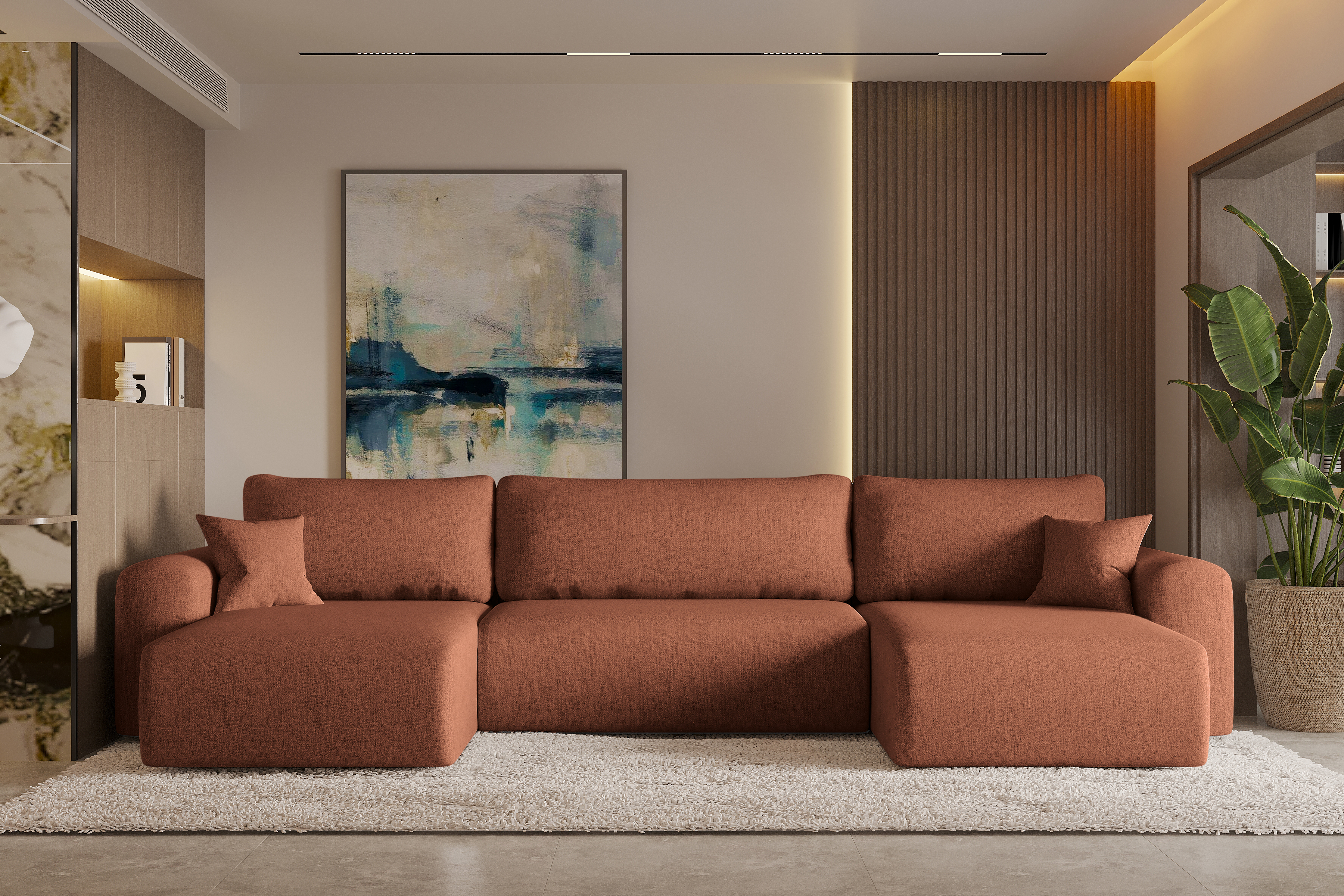 Capri U Ecksofa Neve52